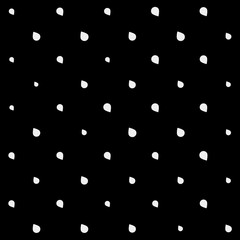 Pattern drops monochrome minimalistic shapes