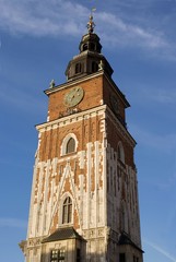 tower of City Hall in Krakow