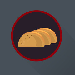 Bread slices icon