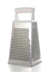 Box grater with multiple grating surfaces isolated on the white background