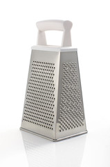 Box grater with multiple grating surfaces isolated on the white background