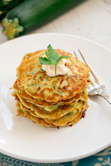 Zucchini fritters