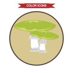 Toadstool mushroom icon