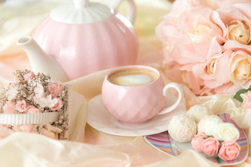 Romantisches Kaffeeset