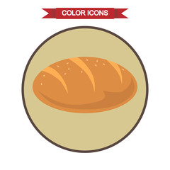 Fresh bread icon