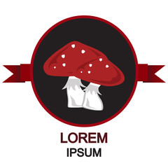 Amanita mushroom icon