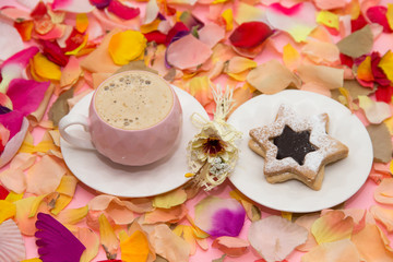 Romantisches Kaffeeset
