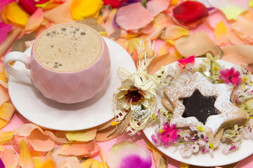 Romantisches Kaffeeset