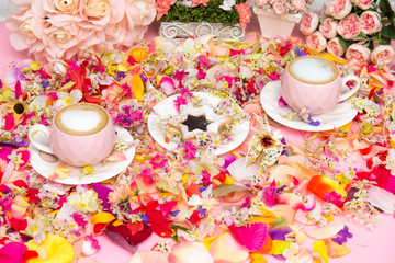 Romantisches Kaffeeset