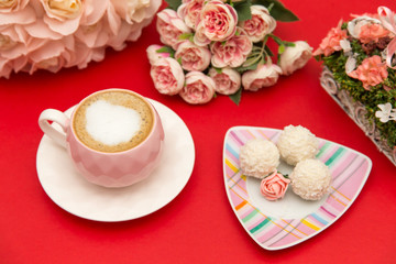 Romantisches Kaffeeset