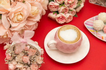 Romantisches Kaffeeset