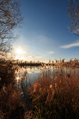 Sonnenuntergang am See