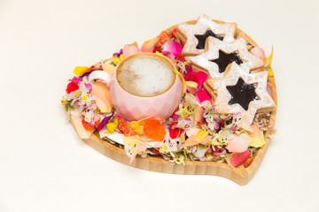 Romantisches Kaffeeset
