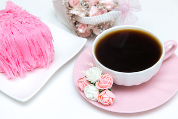 Romantisches Kaffeeset