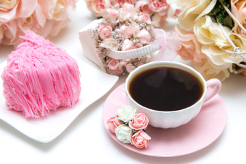 Romantisches Kaffeeset