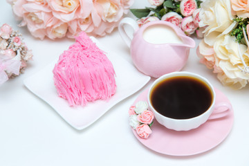 Romantisches Kaffeeset