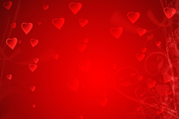 Hintergrund mit Herzen