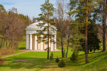 Garden Pavilion in Pavlovsk park in St. Petersburg