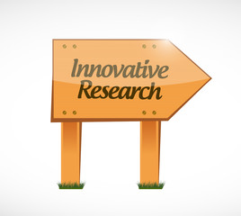 innovative research wood sign concept