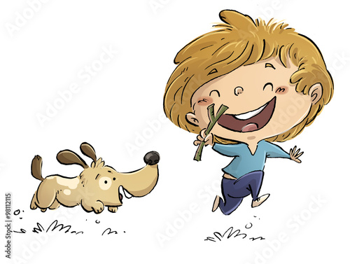 Imagenes De Niños Jugando Con Un Perro | quot ni 241 o jugando con su perro quot fotos de archivo e im 225 genes Imagenes De Niños Jugando Con Un Perro | quot ni 241 o jugando con su perro quot fotos de archivo e im 225 genes