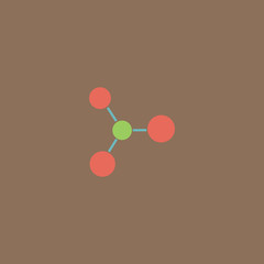 Molecule vector icon