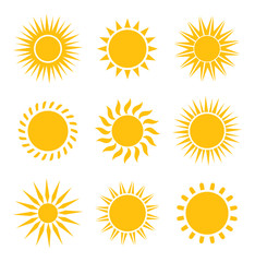 Sun icons collection