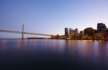 Fototapeta na wymiar San Francisco, Oakland Bay Bridge 03