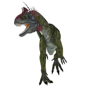 Cryolophosaurus Dinosaur Aggression - Cryolophosaurus was a theropod dinosaur that lived in Antarctica during the Jurassic Period.