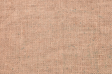 Isolate texture of  hemp sackcloth.