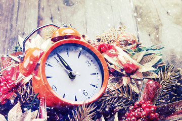 New Year's Eve. Twelve o'clock.