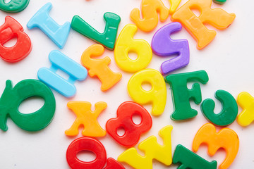 Fototapeta premium magnetic letters