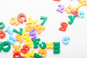 Fototapeta premium magnetic letters