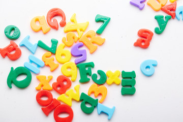 Fototapeta premium magnetic letters
