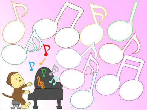 音楽の背景素材