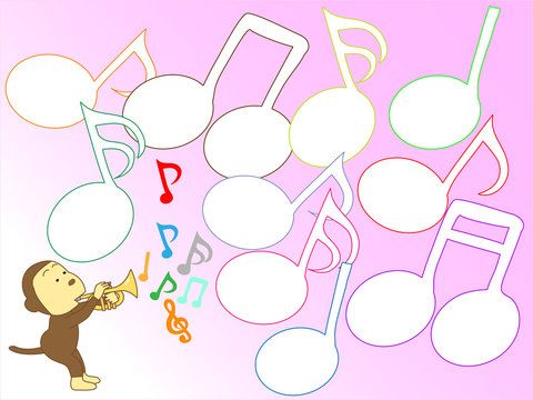 音楽の背景素材