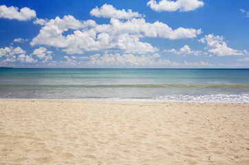 Sand of beach Kuta Bali, Indonesia.