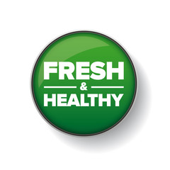 Fresh and healthy button green