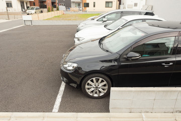 住宅のガレージ　