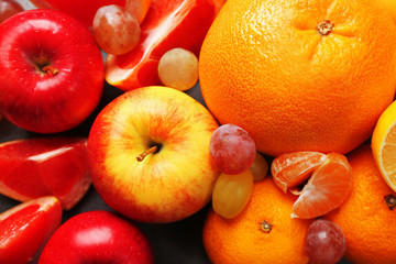 Fruits closeup