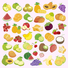 fruit collections set