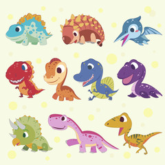 cartoon dinosaur collections © JoyImage