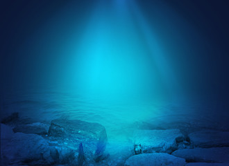 Fototapeta na wymiar Underwater background 
