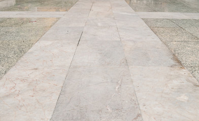 Obraz premium Old beautiful marble stone pathway texture background
