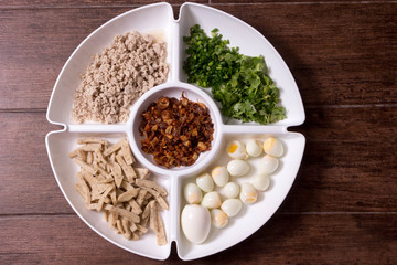 Vietnamese steamed pork sausage