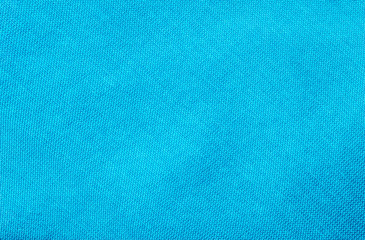 Fototapeta premium Closeup blue fabric at the necktie texture background