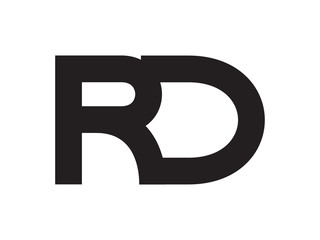 RD Letter Identity Monogram Logo