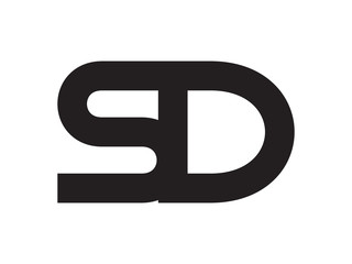 SD Letter Identity Monogram Logo