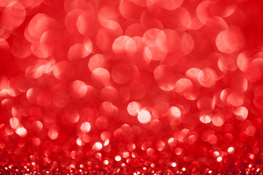 Red bokeh background