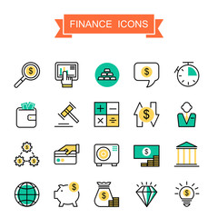 finance icons collection
