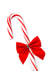 Festive Red and White Peppermint Candy Canes